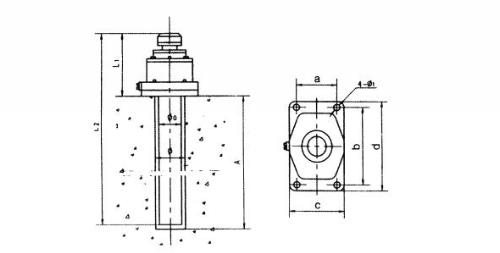 柱塞式泵站液壓啟閉機安裝布置圖