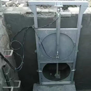 液壓截流井閘門結構組件及工作原理