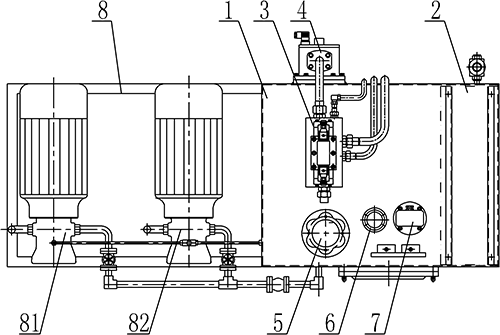 泵站式液壓啟閉機原理結構圖